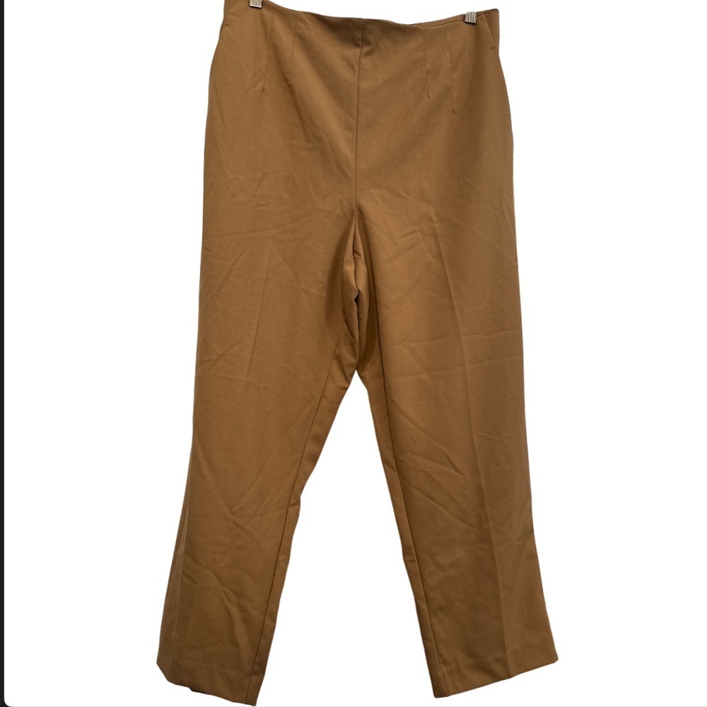 C by One Light Brown Straight Leg Ankle Pants Size Large